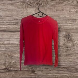 Athleta Bold Pink Long Sleeve Top